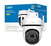 Tapo C530WS - Cámara Seguridad Exterior 360° 3K 5MP, Visión Nocturna Color, Resistencia IP66, Alarma Sonora/Luz, Detección AI, Almacenamiento Nube/SD 512GB, Audio Bidireccional