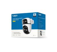 Tapo C545D 2K 3MP Cámara de Doble Lente para Exteriores, cámara de Seguridad con Seguimiento Inteligente, cámara Inteligente AI para Exteriores, CCTV, visión Nocturna, IP66, Audio de 2 vías, sin hub