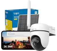 Tapo C615G Kit - 4G LTE Solar Security Camera with Pan/Tilt 360°, Color Night Vision, AI Person/Vehicle/Pet Detection, Local and Cloud Storage