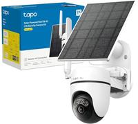 Tapo C615G Kit - 4G LTE Solar Security Camera with Pan/Tilt 360°, Color Night Vision, AI Person/Vehicle/Pet Detection, Local and Cloud Storage