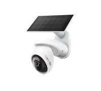 Tapo C660 Kit 4K 8MP Cámara de Seguridad Pan/Tilt alimentada por energía Solar, visión Nocturna a Color Starlight, cámara Exterior de Seguimiento de IA de 360°, Carga Solar, Audio bidireccional