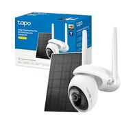 Tapo C665G Kit - Cámara vigilancia WiFi Exterior 360°, 4G y WiFi, 4K, Solar | Detección de Movimiento y Personas. Con Panel Solar. Visión Nocturna a Color. IP65. App Tapo.