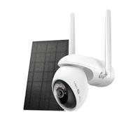 Tapo C665G Kit de cámara de vigilancia Exterior 4K 8MP Solar, 4G LTE & Wi-FI Bi-Bande, inalámbrica, panorámica 360° Seguimiento IA, visión Nocturna Color, IP65, Ideal para hogar, jardín y astillero