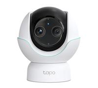 Tapo C840 - Cámara Inteligente de Lentes Dobles - Monitor para Bebé 2 K 4 MP + 1080p, Pan/Tilt, Visión Nocturna Invisible, Detección AI, Audio Bidireccional