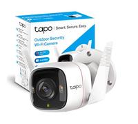 Tapo Cámara de Seguridad 2K 4MP QHD para Exteriores con Cable, IP66 Resistente a la Intemperie, detección de Movimiento/Persona, Funciona con Alexa y Google Home, Sirena integrada, visión