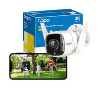 Tapo Cámara de Seguridad inalámbrica para Exteriores, Resistente a la Intemperie, instalación Flexible, no Requiere concentrador, Funciona con Alexa y Google Home, Ultra Alta definición de 3 MP,