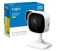 Tapo - Cámara de vigilancia Wi-Fi de Interior 1080P, para bebés y Mascotas, visión Nocturna, detección de Movimiento, Audio bidireccional, Almacenamiento en SD, Compatible con Alexa, Blanco