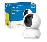 Tapo TP-Link Cámara de vigilancia WiFi interior 360° 1080p C200C, visión nocturna, notificaciones en tiempo real, detección de personas, seguimiento de movimiento, control remoto, compatible con Alexa