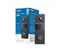 Tapo D205 Videoportero 2K 3 MP, Campo de visión 160°, detección AI, IP54, Llamada al Timbre, Alta duración de la batería de 5200 mAh, Carga rápida, Puerto USB-C, Compatible con Panel Solar