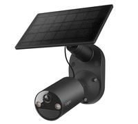 Tapo Kit SolarCam C403, cámara de batería para exteriores con panel solar, inalámbrica, 1080P, detección de personas gratuita, almacenamiento SD/nube, visión nocturna a color, focos y alarma