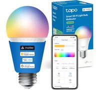 Tapo L535E - Bombillas inteligentes, 1055 lúmenes de alto brillo (equivalente a 75 W), Multicolor, 2500-6500k regulable, Compatible con Matter, Alexa y Google