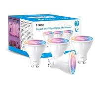 Tapo L630 Bombilla Inteligente GU10 LED, 3.7 W, Ahorro de Energía, Regulable 350 lm, Compatible con Alexa/Google Home, Multicolor RGB 2200k-6500k