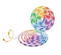 Tapo L930-10 - Tiras LED Adhesivas Wi-Fi, 2 x 5M, RGBW Multicolor 1000 lúmenes, iluminación segmentable, sincronización con música, Control Remoto, Resistencia IPX4, Compatible con Apple HomeKit