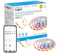 Tapo Tira LED inteligente de 5 m, control de aplicaciones, luces LED para dormitorio, cubierta de poliuretano, funciona con Alexa, Google, HomeKit y Apple, adecuada para TV de cocina (Tapo L930-5)