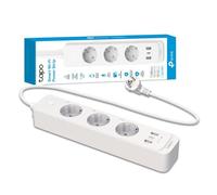 Tapo P300-Enchufe inteligente WiFi, 3 Enchufes y 3 USB,Carga rápida de 18 W | Programa Horarios y Temporizadores. Modo Ausente. Control App Tapo. Control Voz Alexa/Google.
