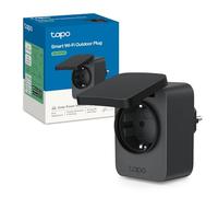 Tapo P410M - Enchufe Inteligente Exterior WiFi con Matter, IP54 Resistente al Agua, Monitor de Energía, Control por Voz y App, Programable (16 A / 3680 W)