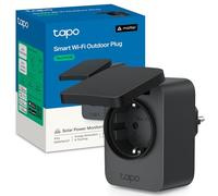 TP-Link Tapo P410M Enchufe Inteligente Wi-Fi Exterior para Hogar - Negro, IP54, Control por Voz (Alexa, Google, Siri), 1 Puerto, 16A