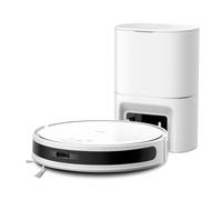 Tapo RV20 MAX Plus Robot Aspirador, Blanco, con 5300Pa de succión, Base de autovaciado, navegación láser LiDAR, mapeo Inteligente, Limpieza 4 en 1, Control por Voz y App, Solo 83 mm de Alto