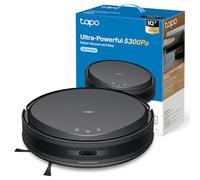 Tapo RV20 MAX - Robot Aspirador y Friegasuelos 4 en 1, Ultrasucción 5300Pa, Navegación LiDAR MagSlim, Limpieza Inteligente IQ+, Diseño Ultrafino 83mm, Limpieza Personalizable con App, Alexa y Google