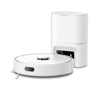Tapo RV30 Max Plus 5300Pa - Robot aspirador y fregona con base inteligente de vaciado automático, navegación LiDAR, mapeo de múltiples pisos y control de voz para una limpieza del hogar sin esfuerzo