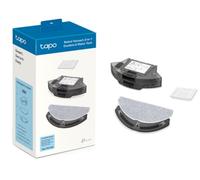 Tapo RVA500 Depósito de Polvo y Depósito de Agua 2 en 1 para Robot Aspirador, Accesorio Original con Filtro HEPA y Mopa Lavable, Compatible RV20 Max/RV20 MAX Plus/RV30 Max/RV30 MAX Plus
