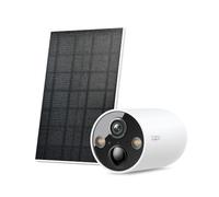 Tapo tc85 kit, 2k qhd 4mp kit de cámara de seguridad alimentada por e