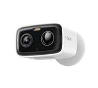 Tapo TP-Link - Cámara de seguridad inalámbrica para exteriores, 1080P, hasta 180 días de duración de la batería, detección gratuita de personas, almacenamiento SD/nube, visión nocturna a color de foco