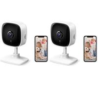 Tapo TP-Link Cámara Wi-Fi para Interiores C110, cámara de vigilancia de 3 MP, visión Nocturna, Audio bidireccional, Modo de privacidad, notificaciones con Sensor de Movimiento en Tiempo Real