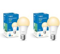 Tapo TP-Link L510E - Bombilla LED Inteligente, Bombilla WiFi sin necesidad de Hub, Blanco Cálido 2700K, Regulable,E27, 8.7W/ 806lm, Compatible Alexa, Echo y Google Home (Paquete de 2)