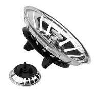 Tapón 2 en 1, diámetro de 80 mm, apto para sifón IKEA ATLANT DOMSJÖ, junta de repuesto para fregadero 402.805.60 (1 unidad)