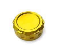 Tapón aceite motor Tapa Depósito Aceite Tapa Depósito Líquido Freno Trasero CNC Para Yamaha Para MT07 FZ07 MT09 SP FZ09 MT10 MT03 MT25 MT125 2023 2024(Oro)