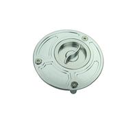 Tapón aceite motor Tapa Depósito Gasolina Aluminio CNC Para Ducati 748 916 996 998 848 1098 S 1098 R Todos Los Años(Plata)