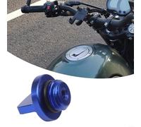 Tapón Aceite para moto Aluminio Amarillo para fácil Instalar | , mejora estética, para fácil para montaje, pieza para modificación, alta resistencia(Blue)