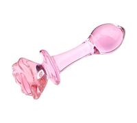 Tapón Anal Anal Bead Butt Masturbator Glass Consolador Máquina Sexual Sex Shop Juguetes Sexuales Para Mujeres Rosa Masturbador Forma Anal Plug