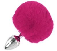 Tapón Anal Bola de peluche con cola de conejo, tapón Anal de acero inoxidable, máquina sexual, masturbador, tapón Anal, Juguetes sexuales BDSM Para para mujeres/parejas, juego para adultos