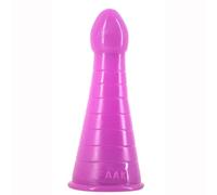 Tapón Anal Cabeza redonda suave PVC Anal Plug hombres juguetes sexuales Para mujer masturbador consolador punto G máquina sexual largo 192mm juego para adultos tapones de entrenamiento a tope