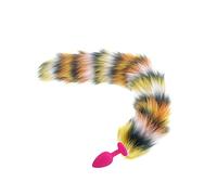 tapón anal Can Bend Tail Butt Plug Juguetes sexuales anales Tail Anal Butt Plug Metal Anal Plug W1001