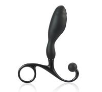 Tapón anal con pestaña para tirar, tapón anal, consolador anal de silicona, estimulación de próstata, juguetes anales para hombres, dilatador de ano, masajeador de vagina, consoladores eróticos(A)