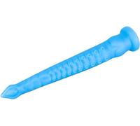 Tapón anal con tentáculo de pulpo extralargo: consolador anal realista con forma de pene de animal con textura suave y ventosa fuerte, estimulación anal de la próstata para(Blau,L)
