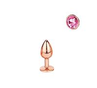 tapón anal Conjunto pequeño, mediano y grande, corazón de cristal, redondo, dorado, Arco Iris, cuentas anales de Metal, tapón Anal, joyería, juguete sexual