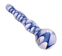 Tapón Anal Consolador con cuentas anales de cristal de belleza colorida, masturbador Anal con tapón Anal, masturbador de punto G, consoladores con tapón Anal, juguete sexual Para para mujer