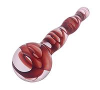 Tapón Anal Consolador con cuentas anales de cristal de belleza colorida, masturbador Anal con tapón Anal, masturbador de punto G, consoladores con tapón Anal, juguete sexual Para para mujer