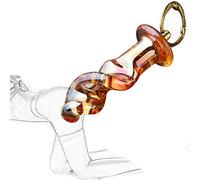 Tapón anal Consolador de vidrio Tapón anal Dilos de vidrio Bolas anales Buttpluck con anillo de tracción Estimulación de próstata Masturbación Juguete sexual anal para mujeres, hombres y parejas