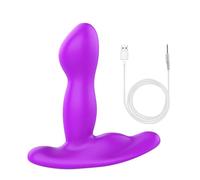 Tapón Anal Control remoto usable Butt Plug Silicagel consolador Anal vibrador 10 velocidad juguete sexual Para mujeres Gay hombre máquina sexual