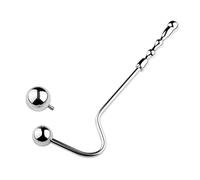 Tapón anal de acero inoxidable, doble bola intercambiable, gancho anal, tapón anal, máquina sexual, juguetes sexuales para el ano, productos para gays para adultos, Sex Shop
