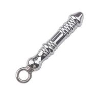 Tapón anal de acero inoxidable, tapón anal de metal, dilatador anal, con diseño de anillo de tracción, adecuado para la mayoría de hombres y mujeres, y profesionales, juguetes