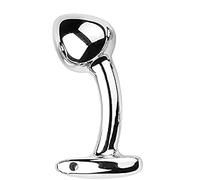 Tapón anal de aleación de aluminio, tapón anal de metal, mango en T, dilatación vaginal, juguete para hombres y mujeres(L)