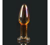 Tapón Anal de cristal, masturbador Anal con cuentas, consolador con tapón Anal, máquina sexual, Juguetes sexuales para hombre y mujer, masturbación(M)