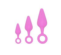 Tapón Anal de Gel de sílice rosa, consolador con tapón Anal, máquina sexual, juegos para adultos, juguetes sexys para hombres, mujeres, parejas, mujeres, Sex Shop(Sml)