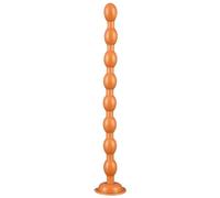 Tapón Anal de gran longitud, cuentas redondas de Gel de sílice, consoladores con tapón Anal, masturbador, juguetes anales, juguetes sexuales de 50CM de largo(Gloden)